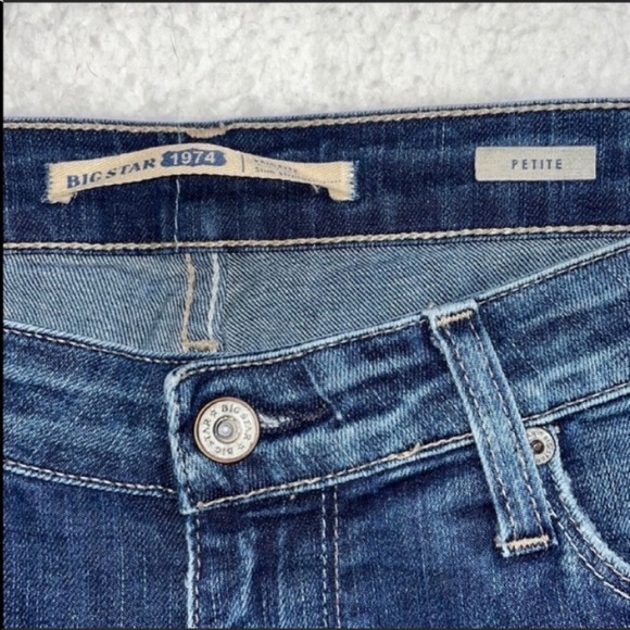 Big Star Jeans Slim Straight Denim Jeans Strech 
Size 31 - Picture 8 of 10